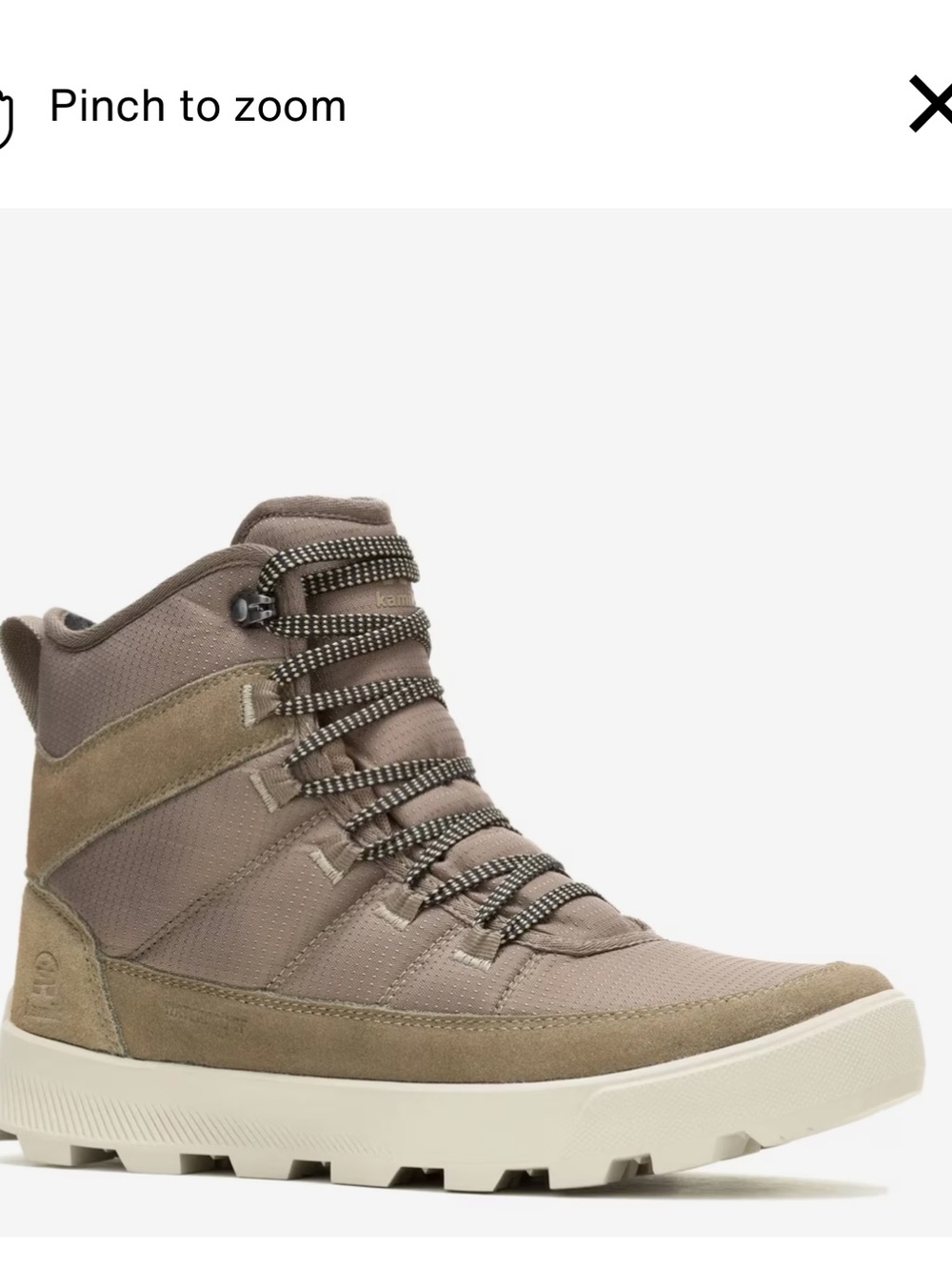 Kamik Men's Taupe Atwater High-Top Outdoor Boot